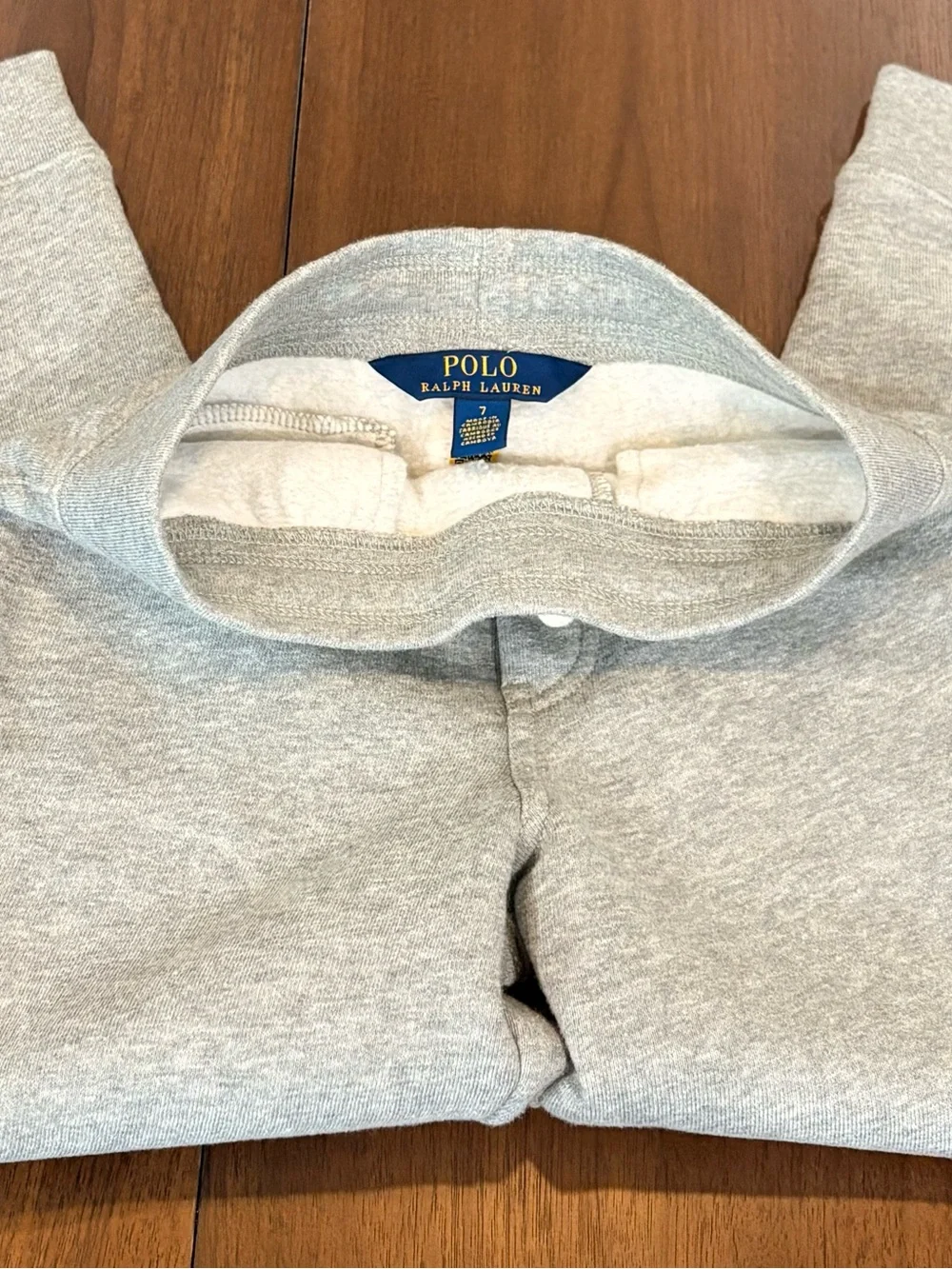 Ralph Lauren Light Gray Kids Jogger Sweatpants